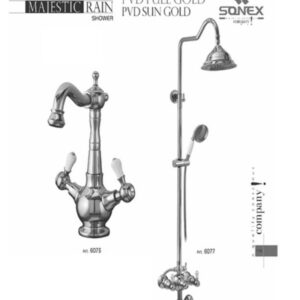 Quarter round majestic rain shower-product image