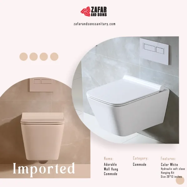 Imported Adorable Wall Hung Commode - featured image