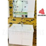 Bathroom cabinet vanity pvc with mirror-featured image