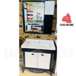 Bathroom cabinet vanity pvc with mirror-featured image