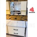 Bathroom cabinet vanity pvc with mirror-product image1