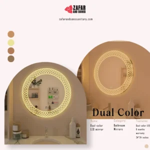 Dual Color LED Oval Shape Mirror-featured image