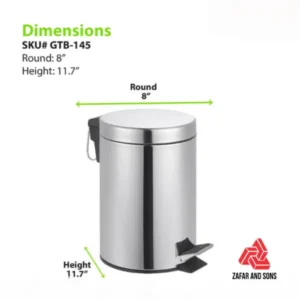 Trash Dustbin Pedal Bin with Lid-product image