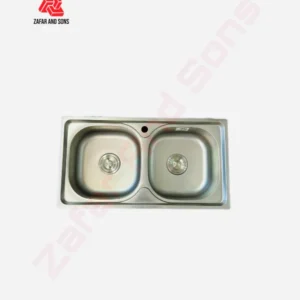 Imported machine made double bowl kitchen sink - product image