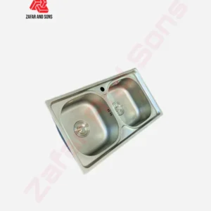 Imported machine made double bowl kitchen sink - product image2