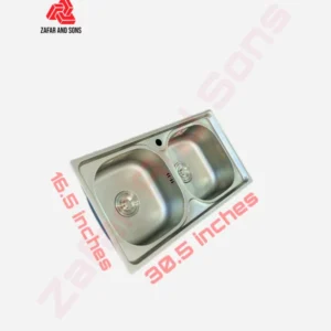 Imported machine made double bowl kitchen sink - product image3